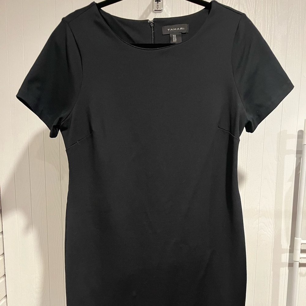 Tahari Classic Black Dress